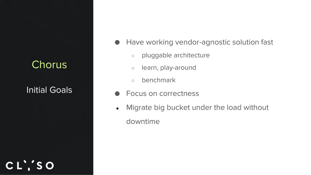 have working vendor agnostic solution fast