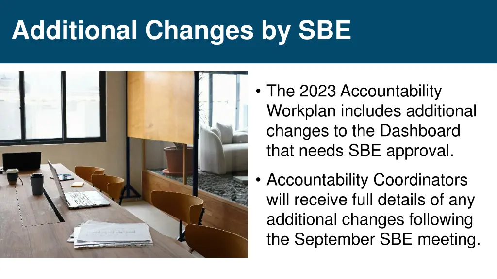 additional changes by sbe