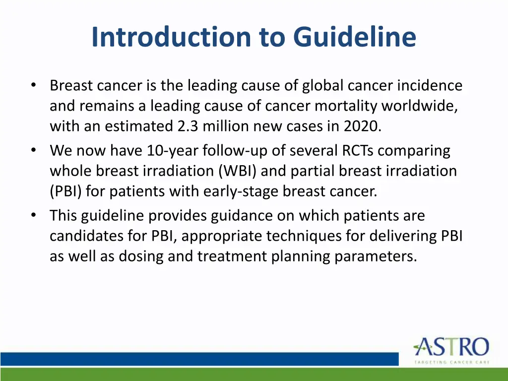 introduction to guideline