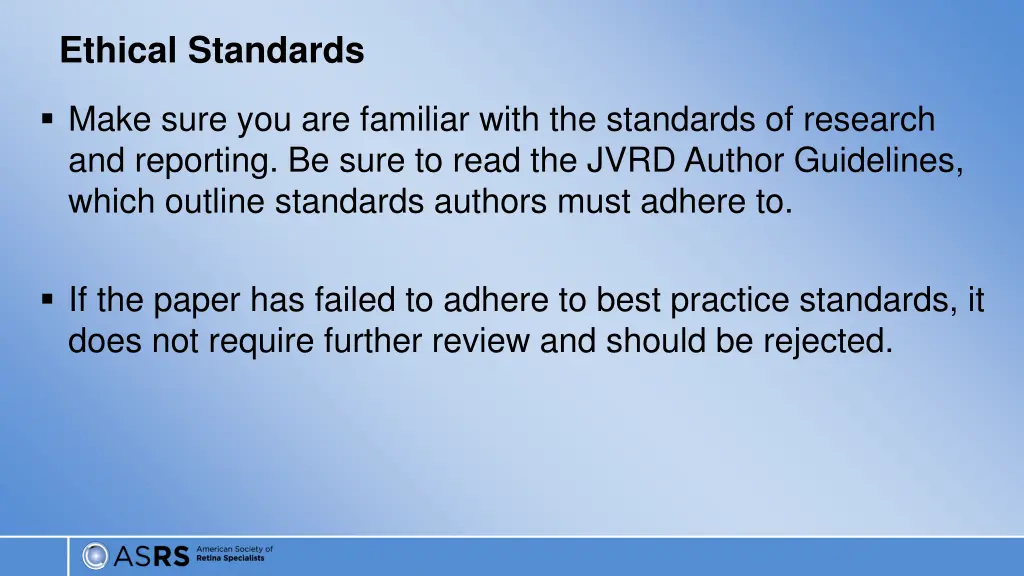 ethical standards 1