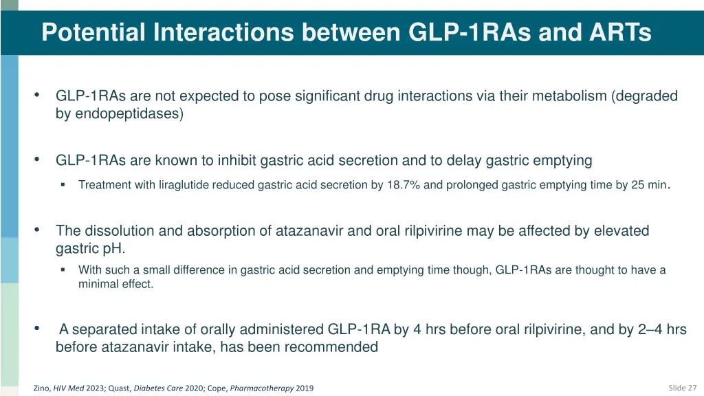 potential interactions between glp 1ras and arts