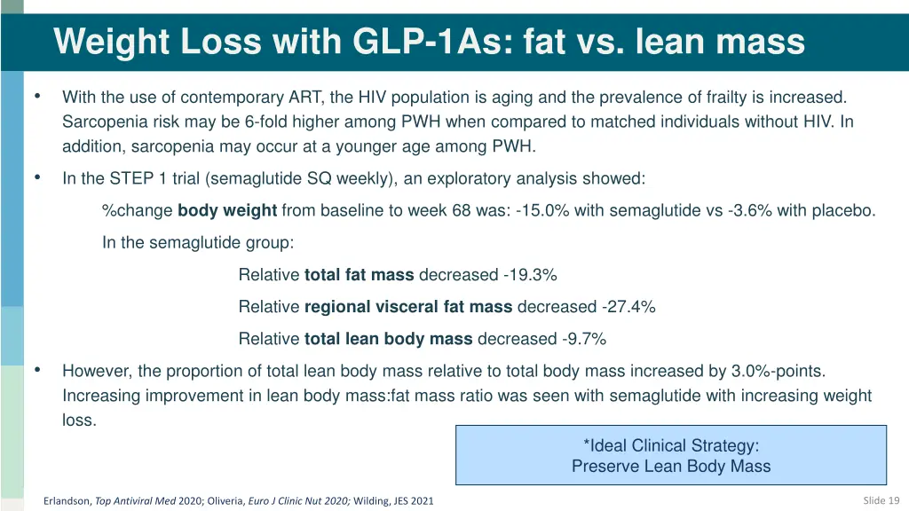 weight loss with glp 1as fat vs lean mass