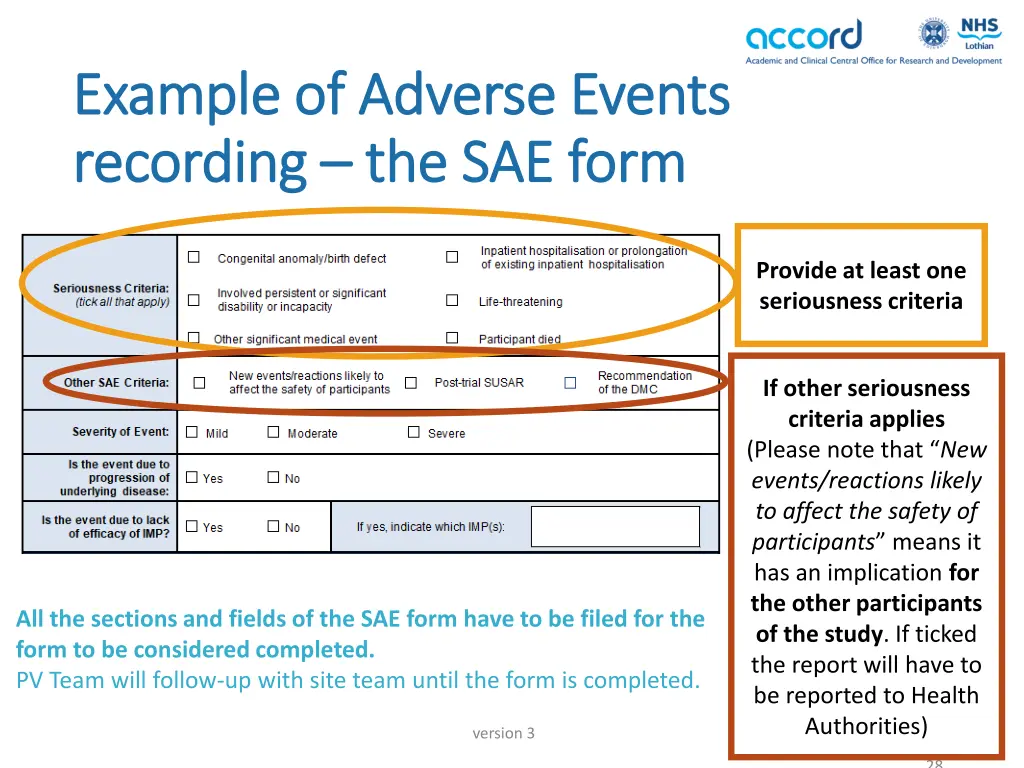 example of adverse events example of adverse 11
