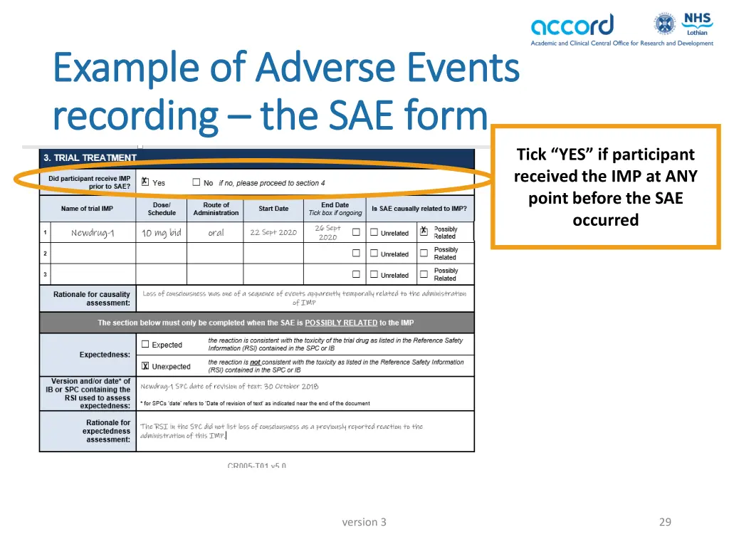 example of adverse events example of adverse 12