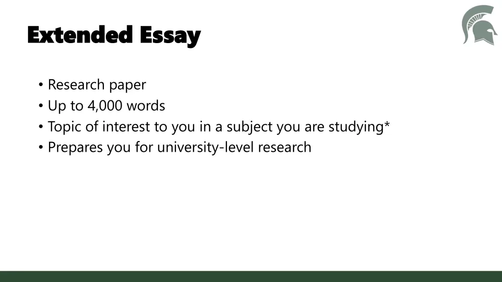 extended essay extended essay