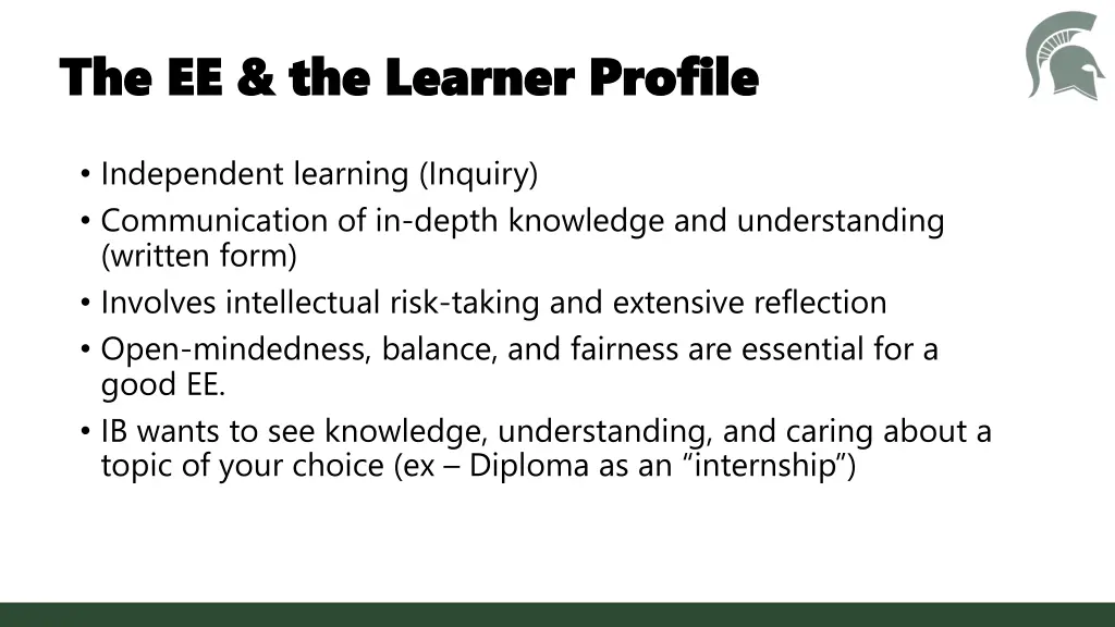 the ee the learner profile the ee the learner