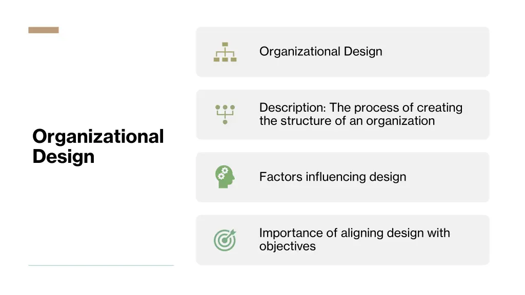 organizational design