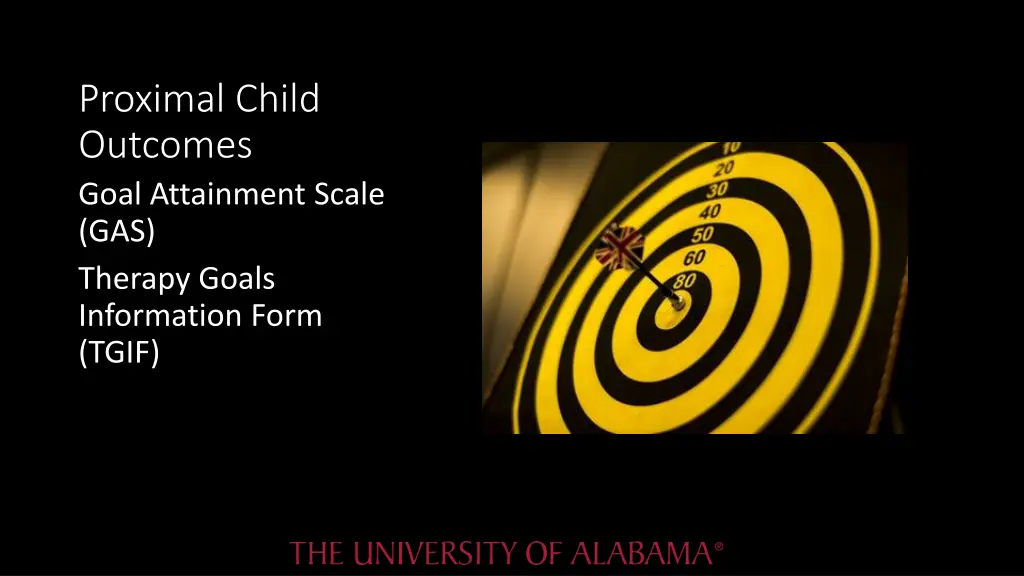 proximal child outcomes goal attainment scale