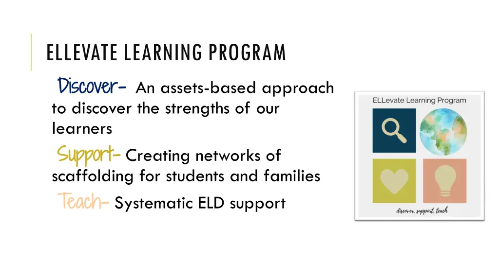 ellevate learning program discover discover