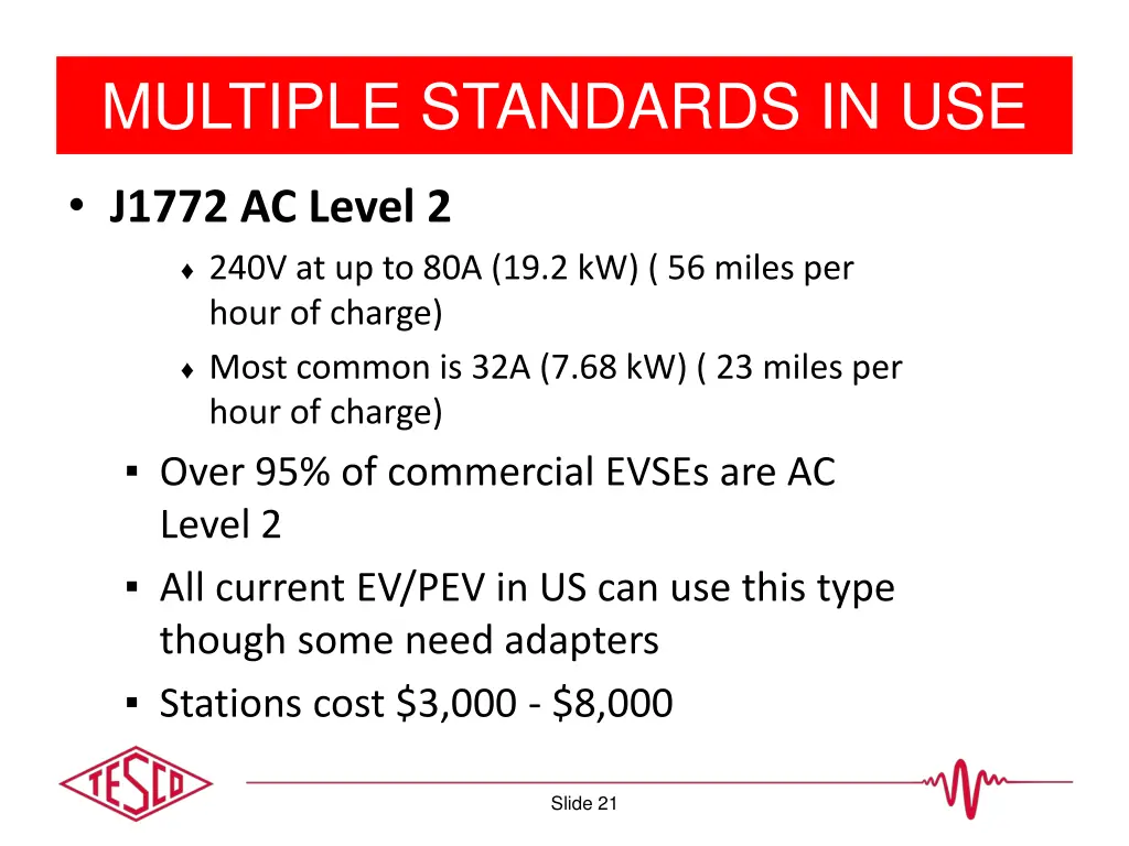 multiple standards in use 3