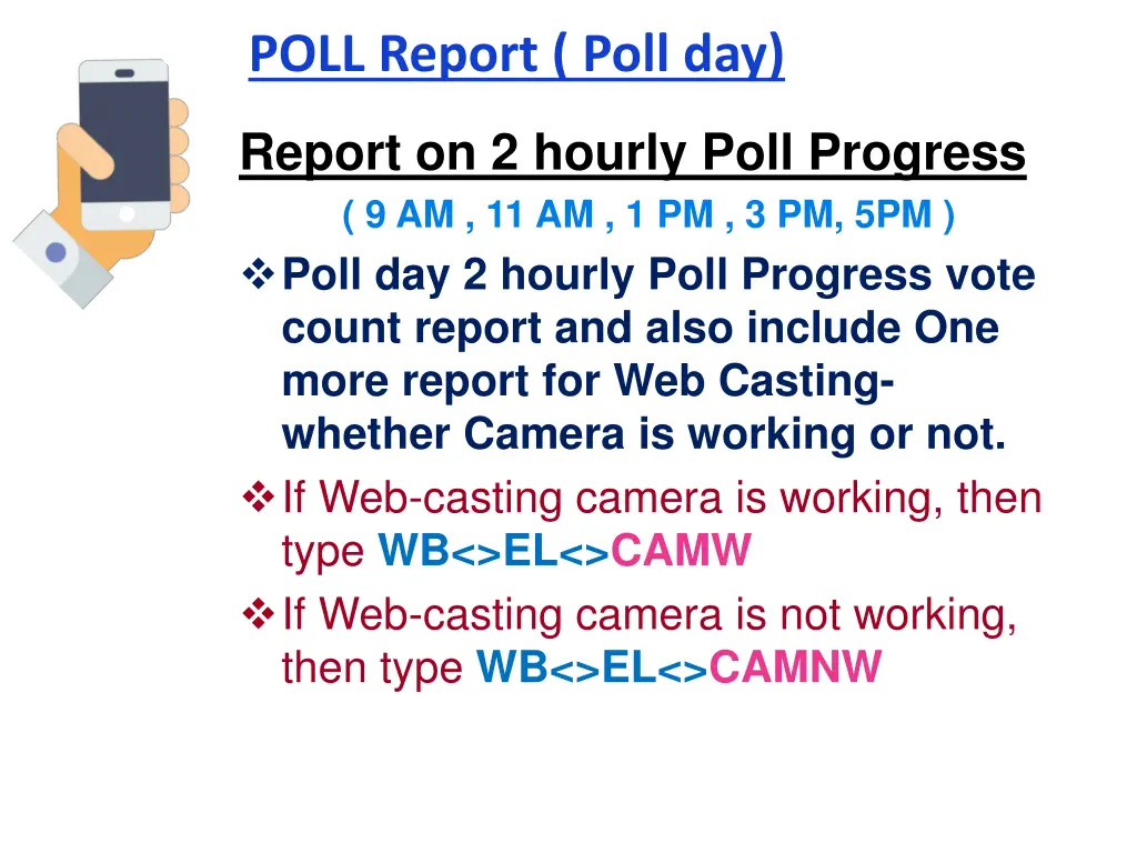 poll report poll day 2