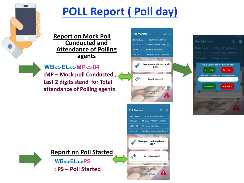 poll report poll day