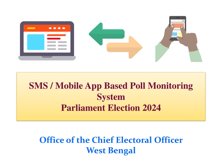 sms mobile app based poll monitoring system