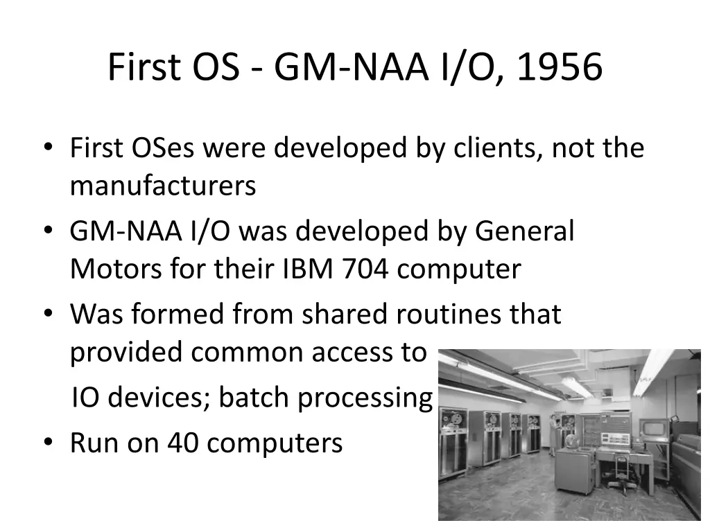 first os gm naa i o 1956