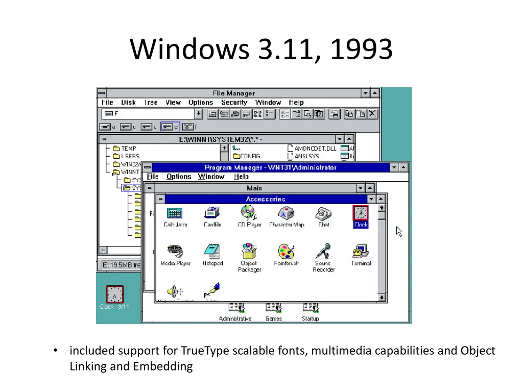 windows 3 11 1993