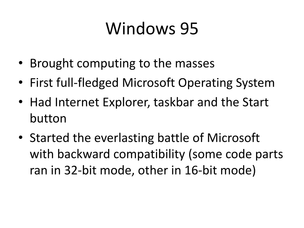 windows 95