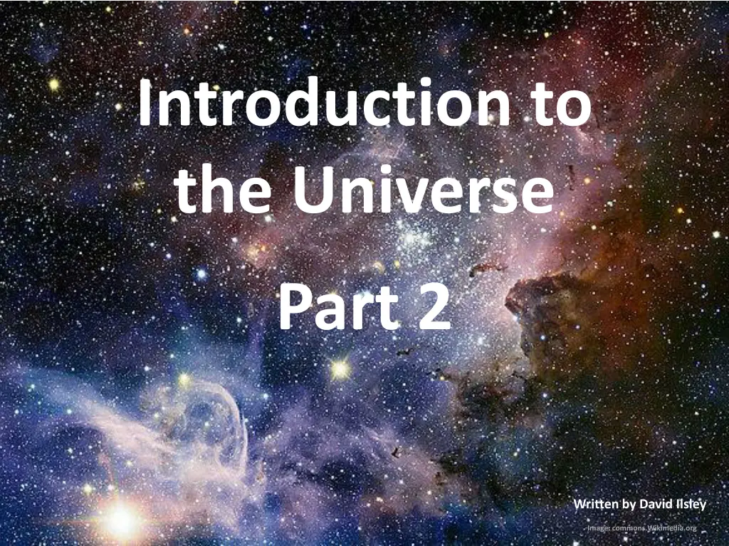 introduction to the universe 1