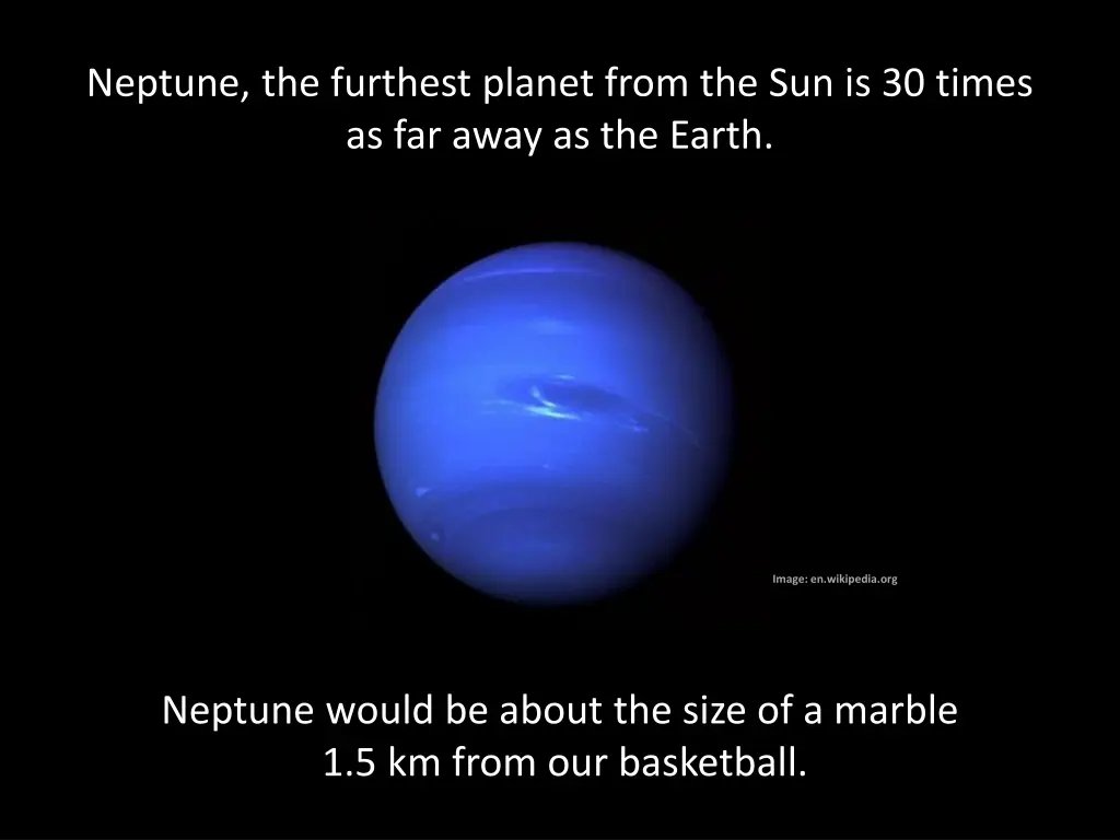 neptune the furthest planet from