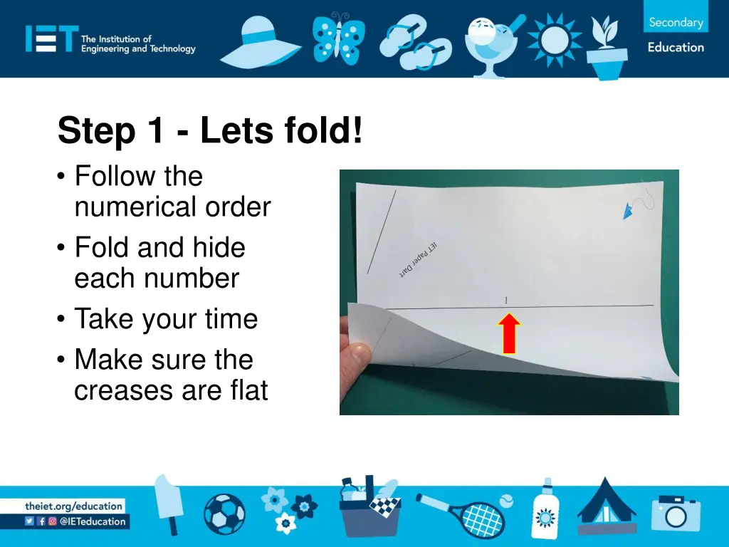 step 1 lets fold follow the numerical order fold