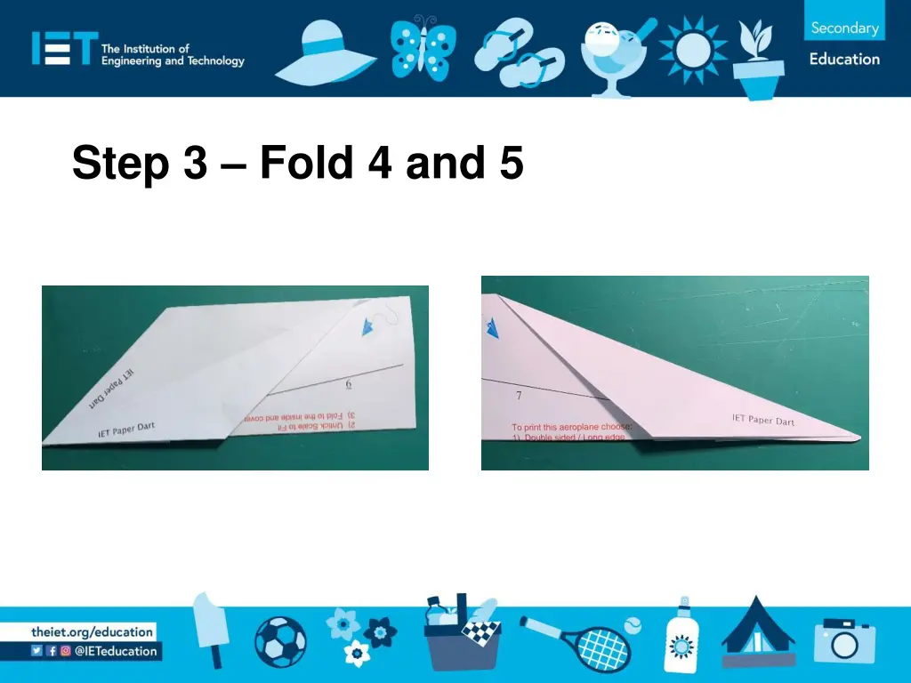 step 3 fold 4 and 5