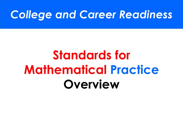 college and career readiness