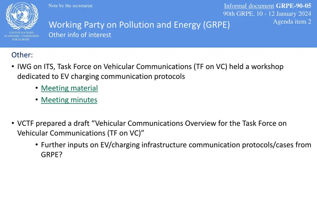 informal document grpe 90 05 90th grpe 2