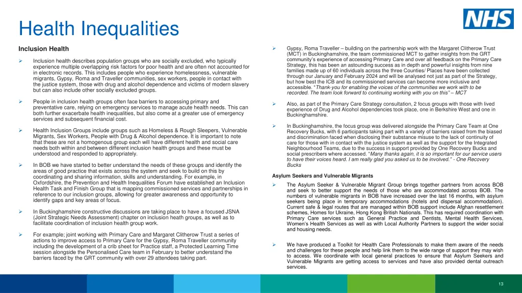 health inequalities 7