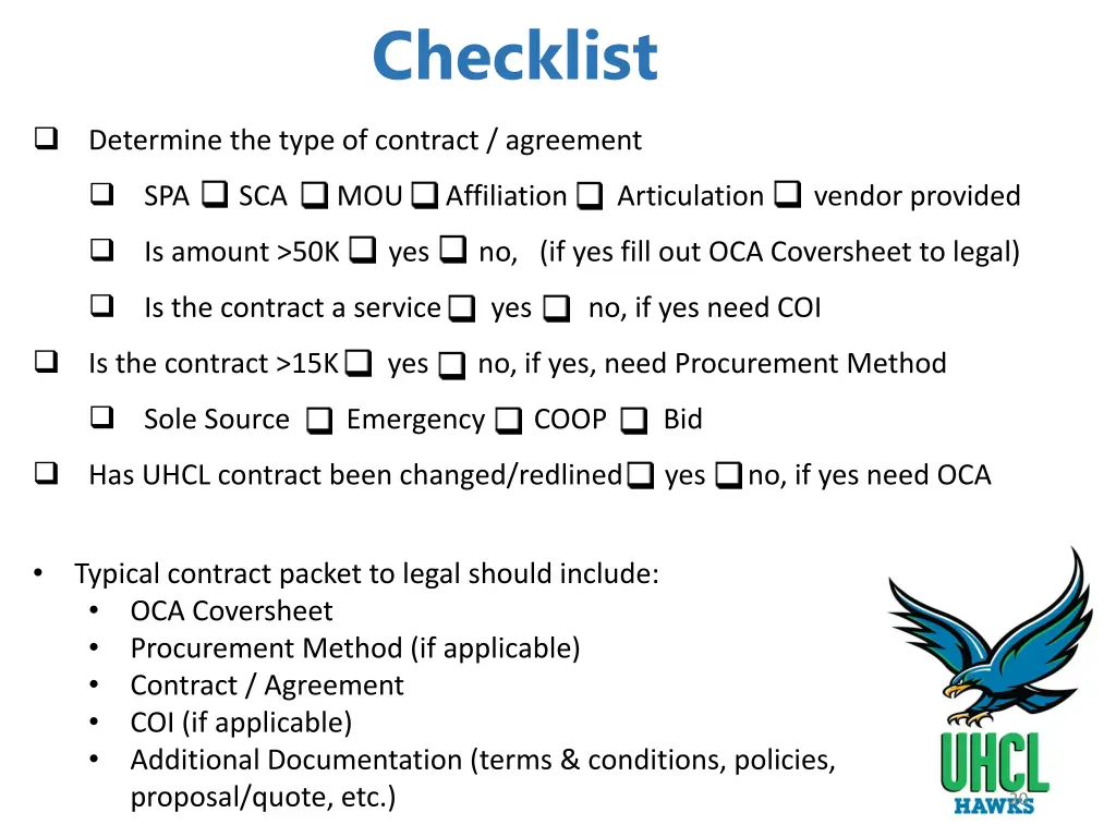 checklist