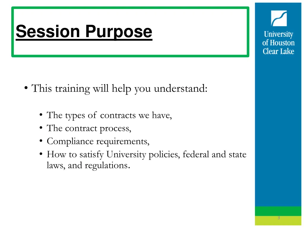 session purpose