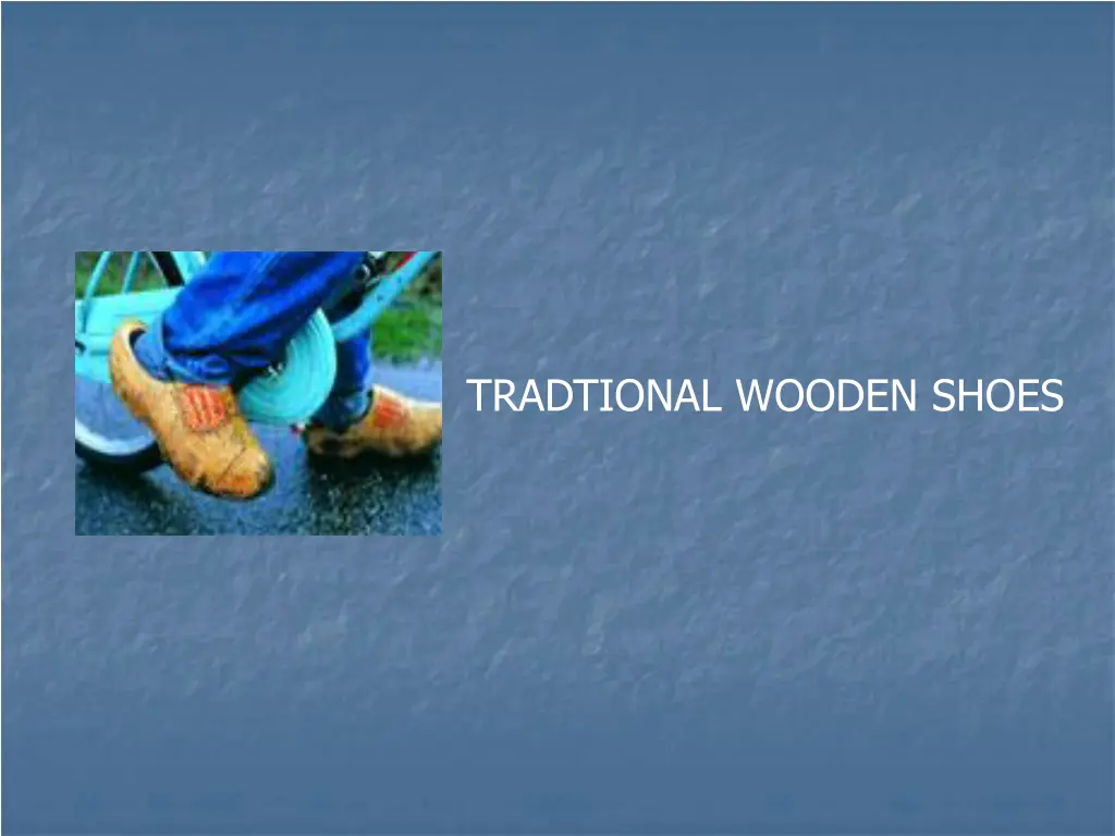 tradtional wooden shoes