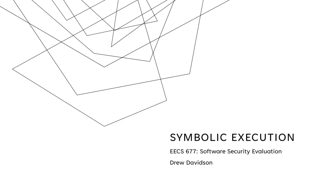 symbolic execution eecs 677 software security