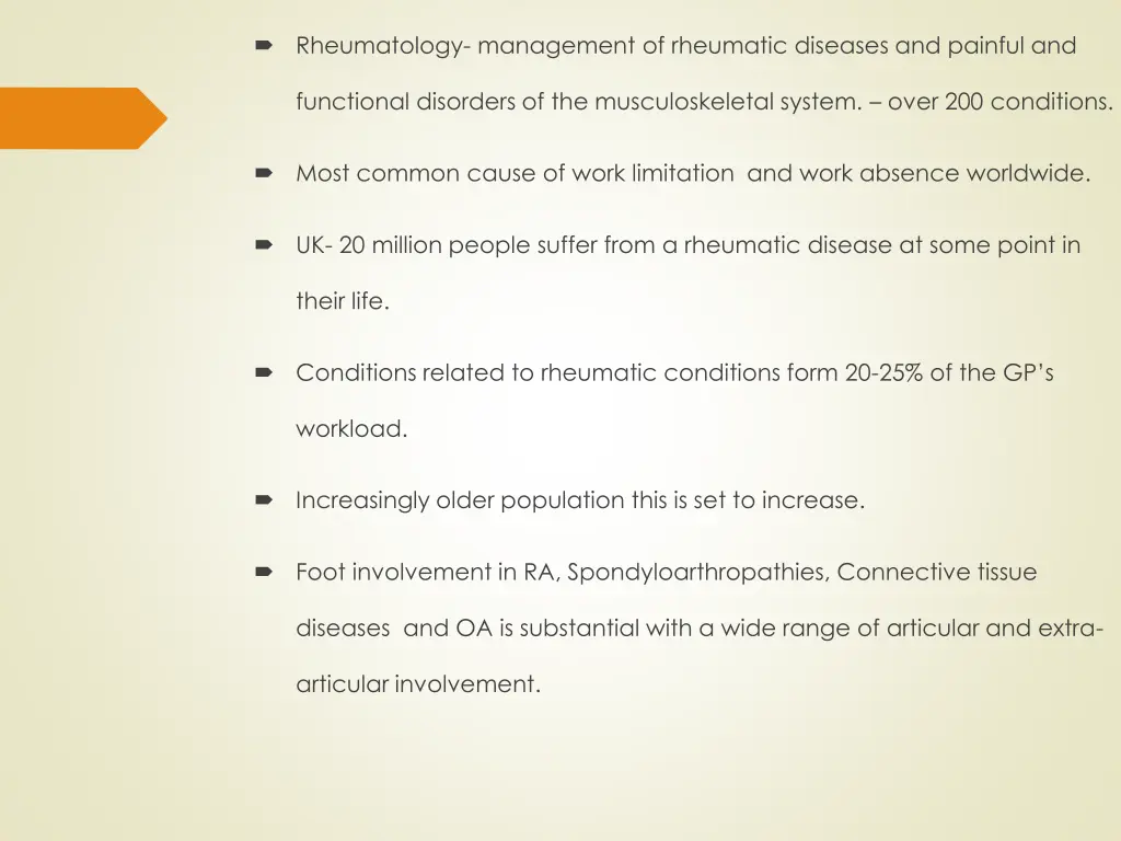 rheumatology management of rheumatic diseases