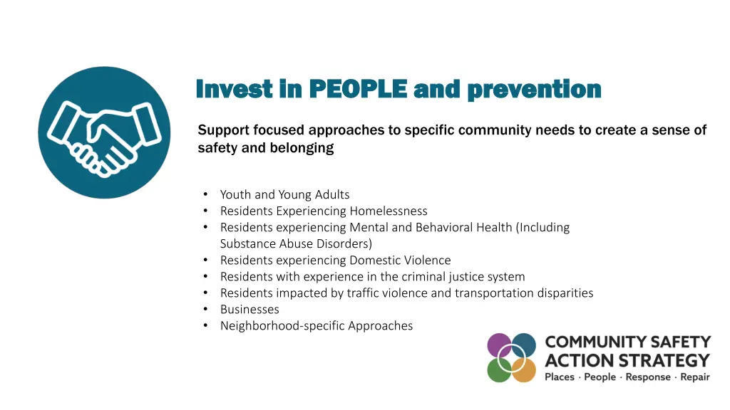 invest in people and prevention invest in people