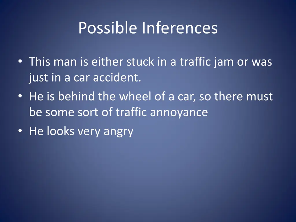 possible inferences 17