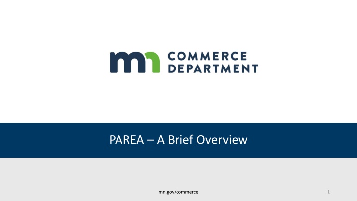 parea a brief overview