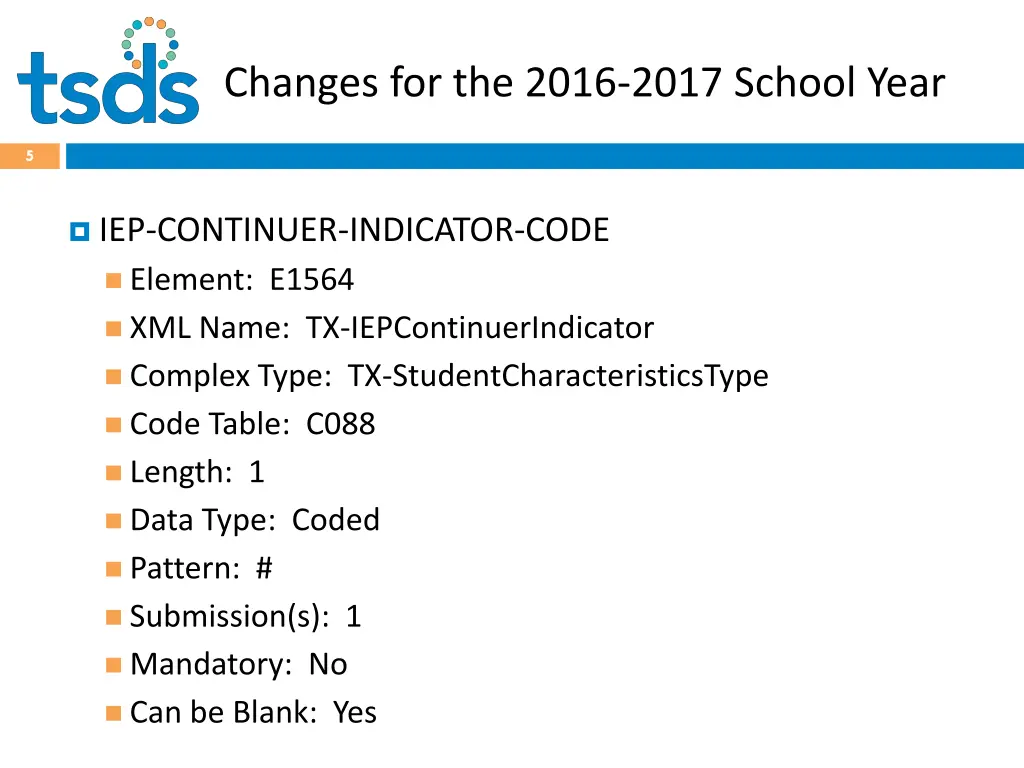 changes for the 2016 2017 school year 1