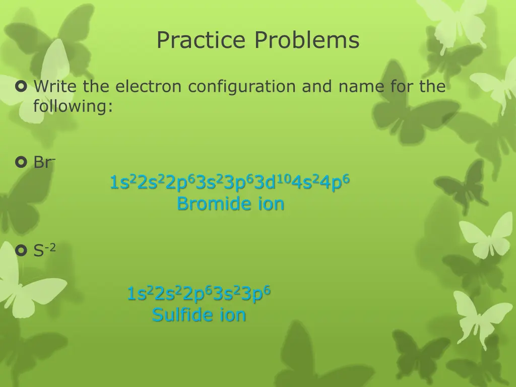 practice problems 2