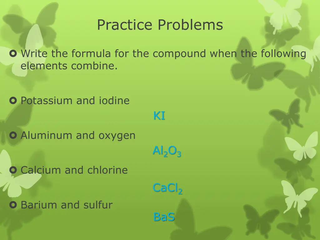 practice problems 3