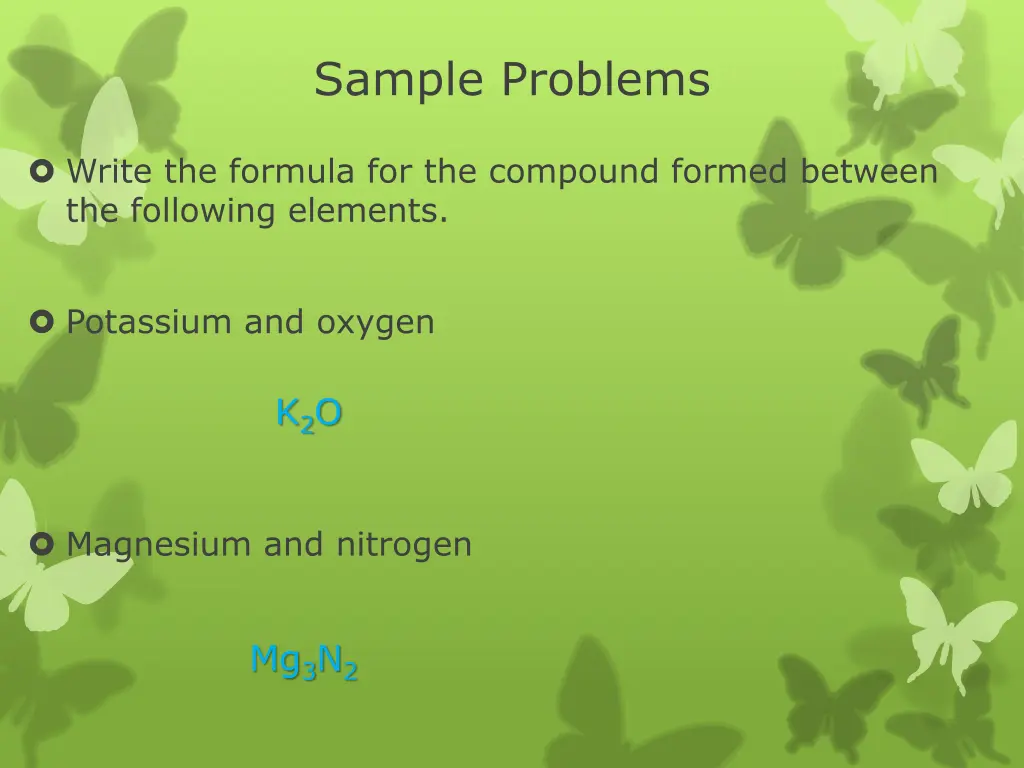 sample problems 1