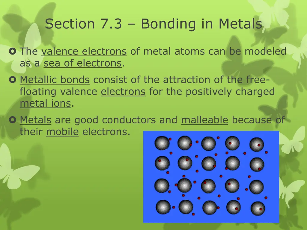 section 7 3 bonding in metals