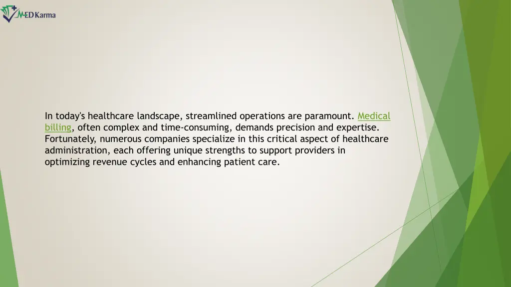 in today s healthcare landscape streamlined