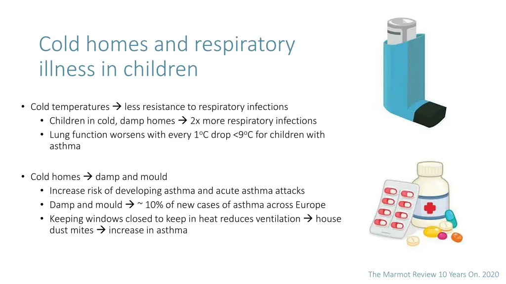 cold homes and respiratory illness in children