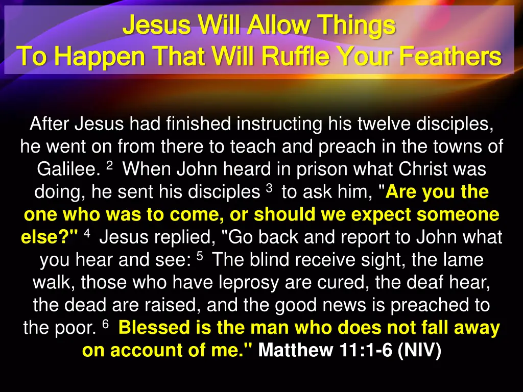 jesus will allow things jesus will allow things