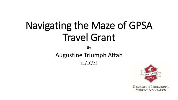 navigating the maze of gpsa navigating the maze