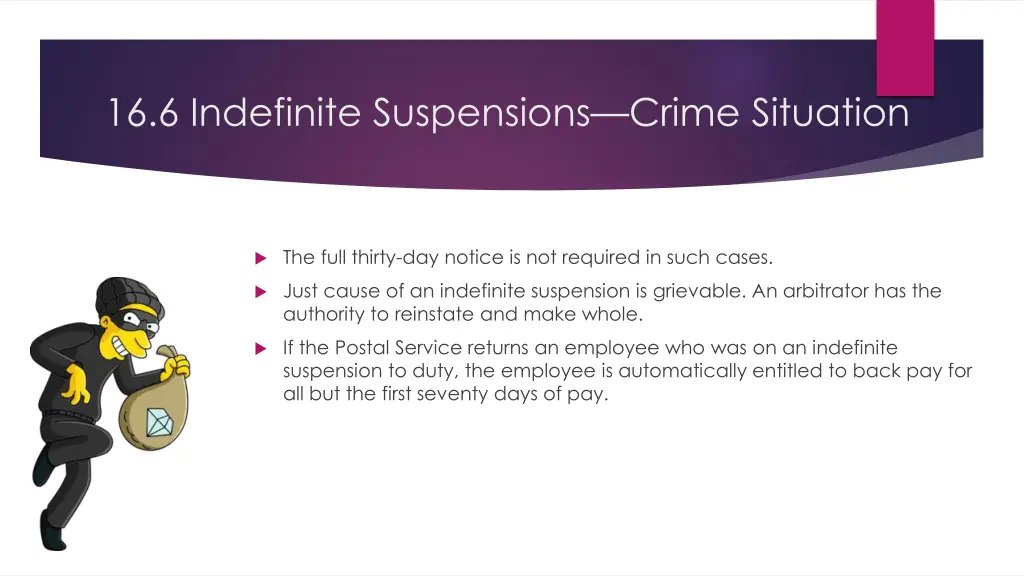 16 6 indefinite suspensions crime situation