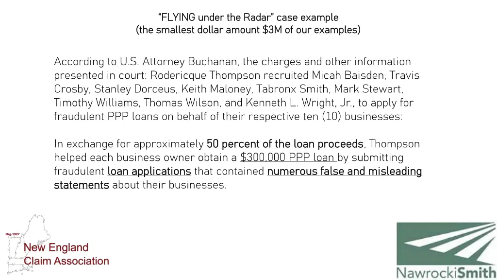 flying under the radar case example flying under 1