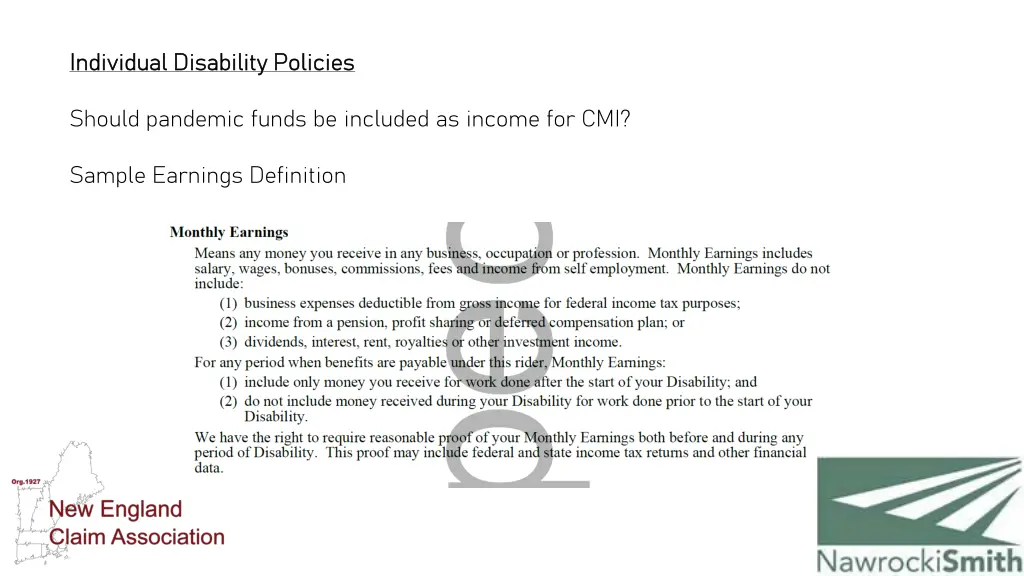 individual disability policies individual