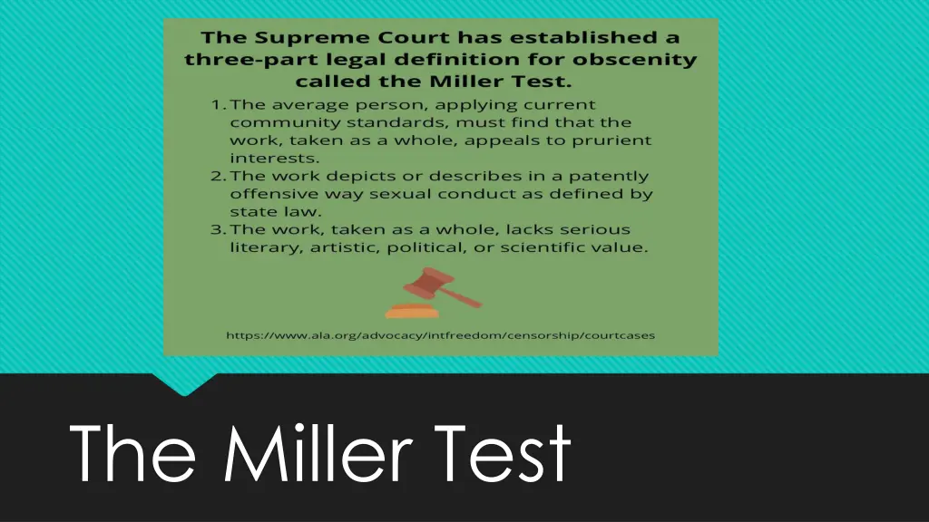 the miller test