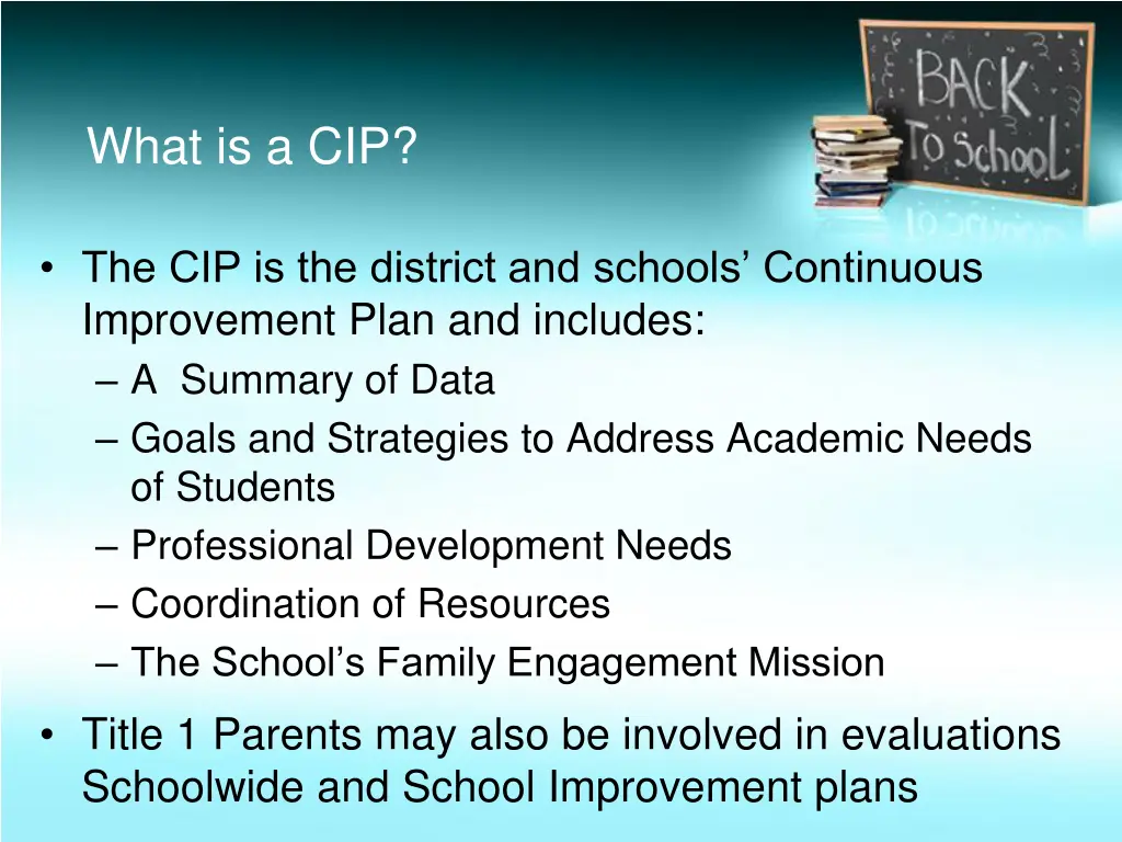 what is a cip