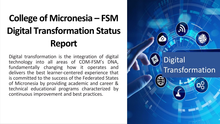 college of micronesia fsm digital transformation